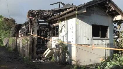 伊佐市で住宅1棟全焼　けが人なし【鹿児島】