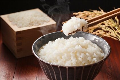 食品スーパーマーケットでコメの売上金額が約36%増加