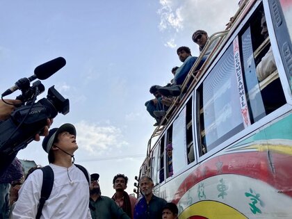 倉田アナウンサーがパキスタンからリポート 約1年前、国土の3分の１が大洪水で水没… いまだに爪痕が残る現地を取材