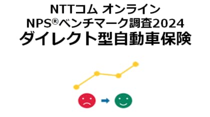 NTTコム オンライン、ダイレクト型自動車保険業界を対象にしたNPS(R)ベンチマーク調査2024の結果を発表。NPSおすすめランキング1位は5年連続でソニー損保