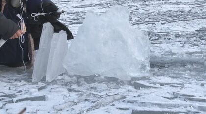 諏訪湖の「御神渡り」　冷え込みに期待…「もう少し氷が広がっていけば」　30日朝の最低気温は氷点下7.1度
