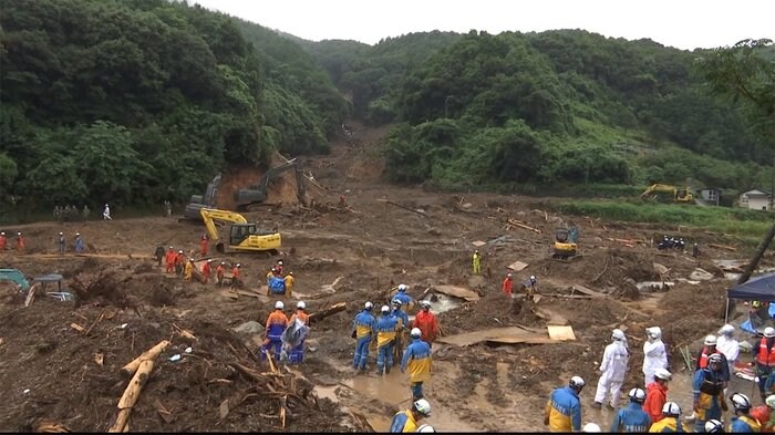 熊本 豪雨災害から1週間 復旧急ぐも大雨の警戒続く