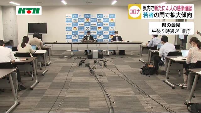 長崎県内で6日 新たに4人の感染を確認