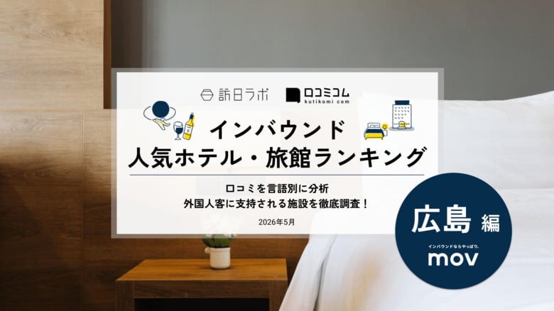 【独自調査】2026年最新：外国人に人気のホテル・旅館ランキング［広島編］1位は「ヒルトン広島」！| インバウンド人気ホテル・旅館ランキング　#インバウンド #MEO