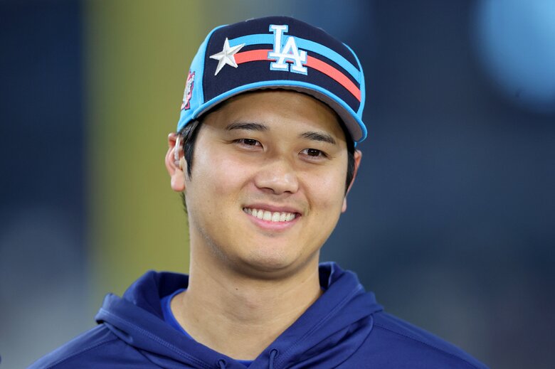 【速報】大谷翔平選手オールスターゲーム第一打席は「四球」で出塁　フルカウントから冷静に見極める｜FNNプライムオンライン
