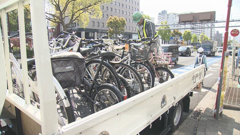 放置自転車数全国ワーストの名古屋で自転車の放置禁止区域が大きく拡大｜FNNプライムオンライン