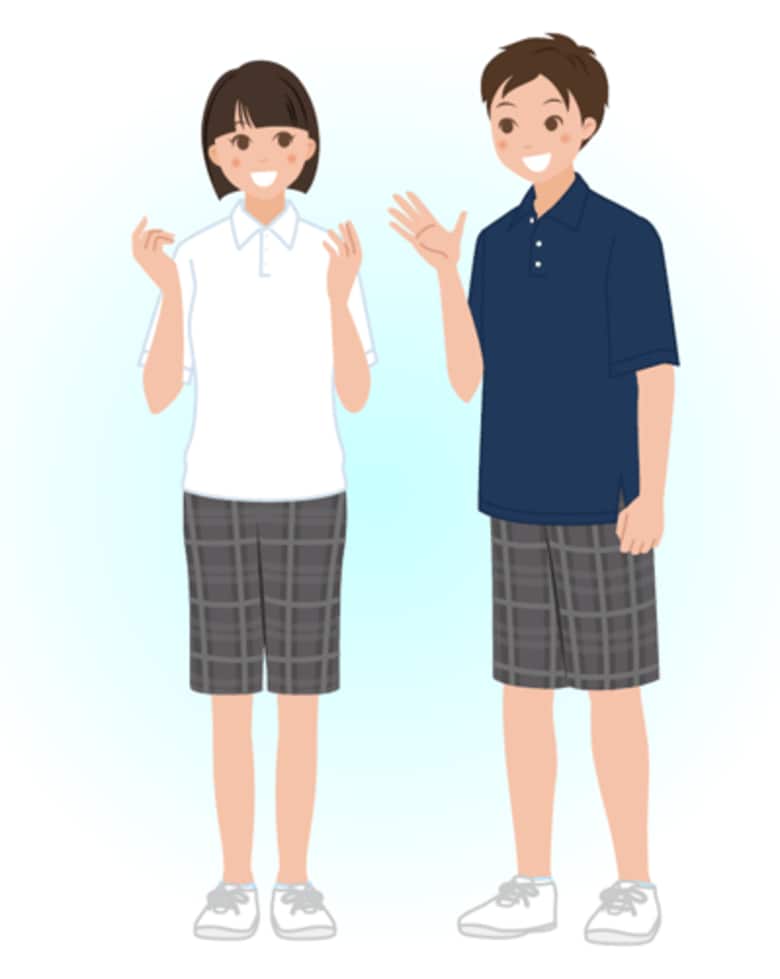 中学・高校の先生1,400人に聞いた夏の制服で良いと思うスタイル ポロシャツやノーネクタイなど、軽快なスタイルでクールビズ・熱中症対策 ハーフパンツ制服の採用については全体の約7割が好印象