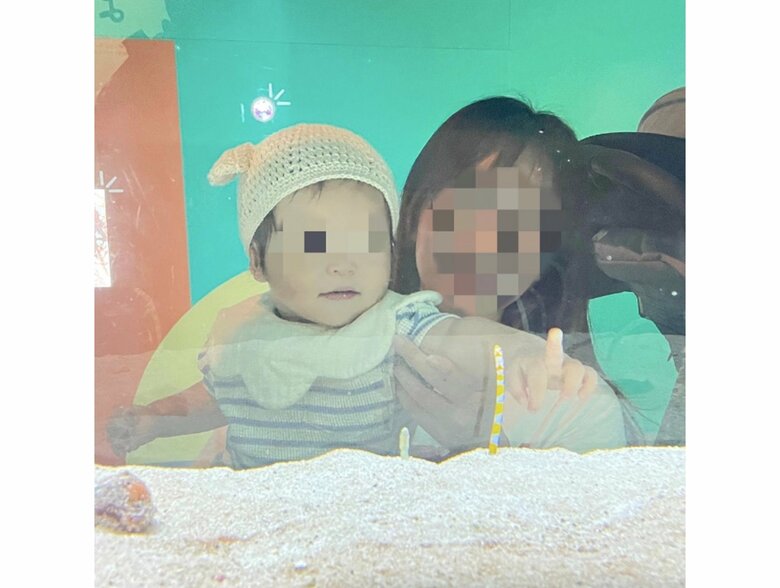 海遊館で撮影した写真（提供：べべさん）