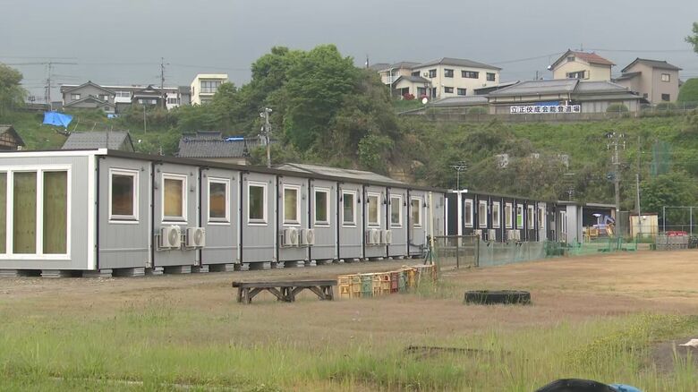 仮設寮の完成は先延ばしになっていた