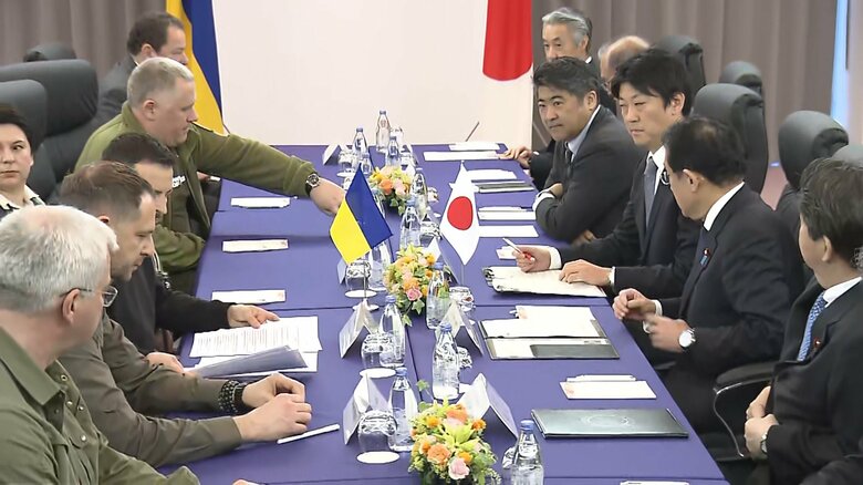 日・ウクライナ首脳会談