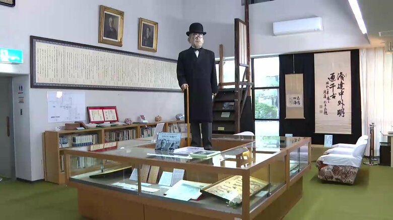 新渡戸稲造の生前の映像が所蔵されていた後藤新平記念館（岩手県奥州市）