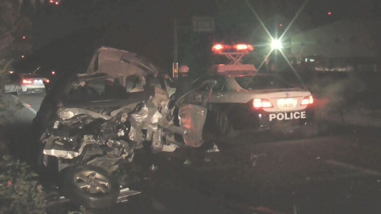 大分市の事故現場（2021年）