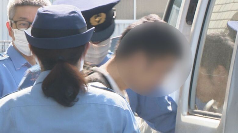 送検されるベトナム国籍の男