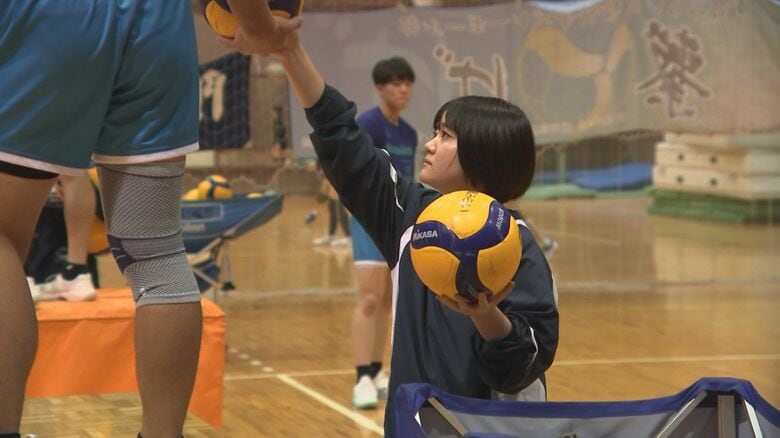 マネージャーの大坊陽花さん（3年）