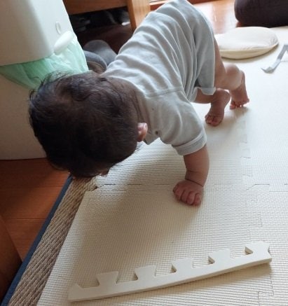 ふとした時にやっぱり“筋トレ”している息子さん（5月24日投稿）