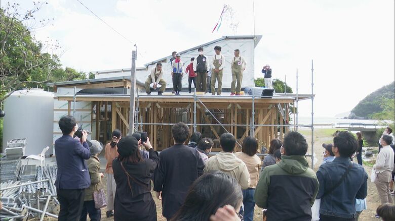 2022年10月10日に行われた上棟式