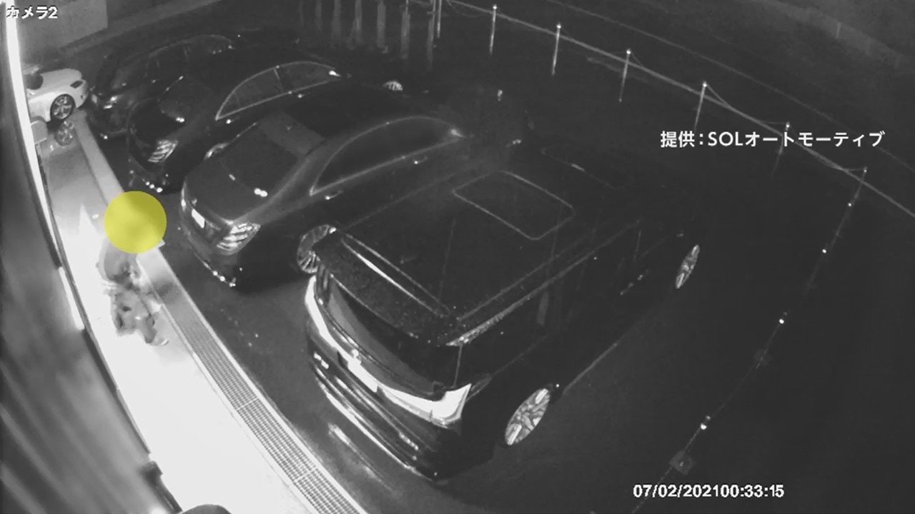 真夜中の高級車窃盗 12分間の犯行 の一部始終 タブレット端末 使う新たな手口 Fnnプライムオンライン 真夜中に狙われた高級車 犯行の一部始終盗 ｄメニューニュース Nttドコモ