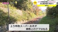 線路でクマとの接触相次ぐ JR山陰本線で特急がクマをひき停止 遅延などで約200人に影響(益田市)