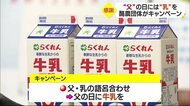 “父”の日には“乳”のプレゼントを 県内の酪農団体が今年もキャンペーン 県庁でPR【愛媛】