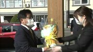 多田一彦新遠野市長が初登庁<岩手県>