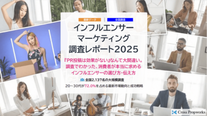 クロス・プロップワークス『インフルエンサーマーケティング 調査レポート2025』
