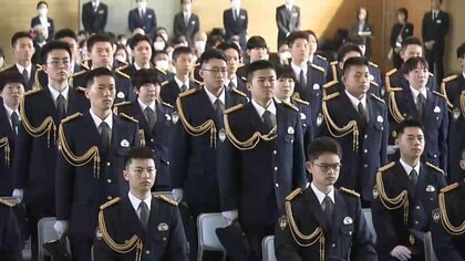 県警察学校で入校式　新人警察官69人が決意「県民に寄り添った警察官に」岩手県