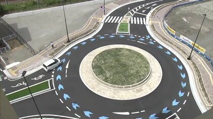 ちょっとドキドキ！？円形交差点「ラウンドアバウト」　茨城ダッシュやサンキュー事故もなくなる？【福島発】