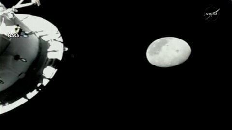 人類史上地球から“最遠”地点到達　宇宙船「オリオン」月の裏側に