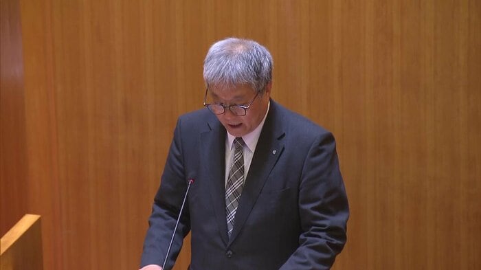 玄海町・脇山伸太郎町長(町議会・2024年4月15日)