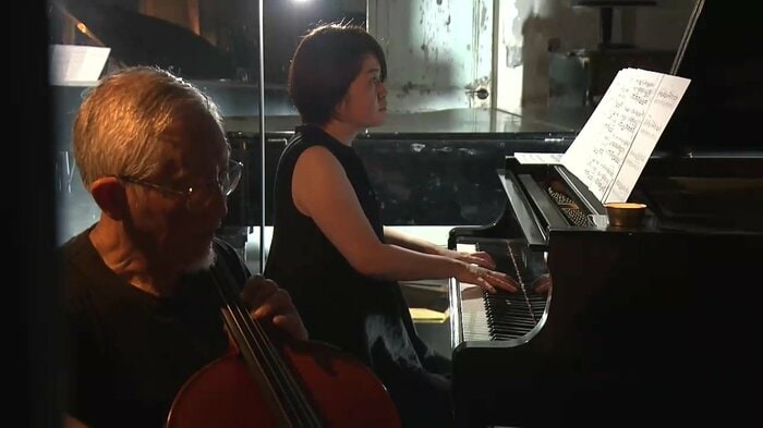 ピアニスト・藤本純子さん(盛岡市)とチェロ・神田順さん(建築家)