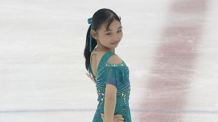 今季ジュニアデビューした星碧波のショート(中部選手権)