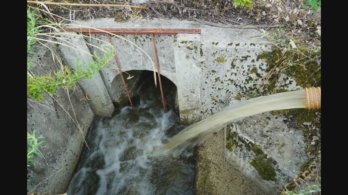 用水路に水を供給(提供:南魚沼市)