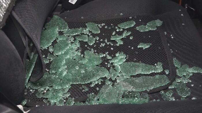 被害に遭った車