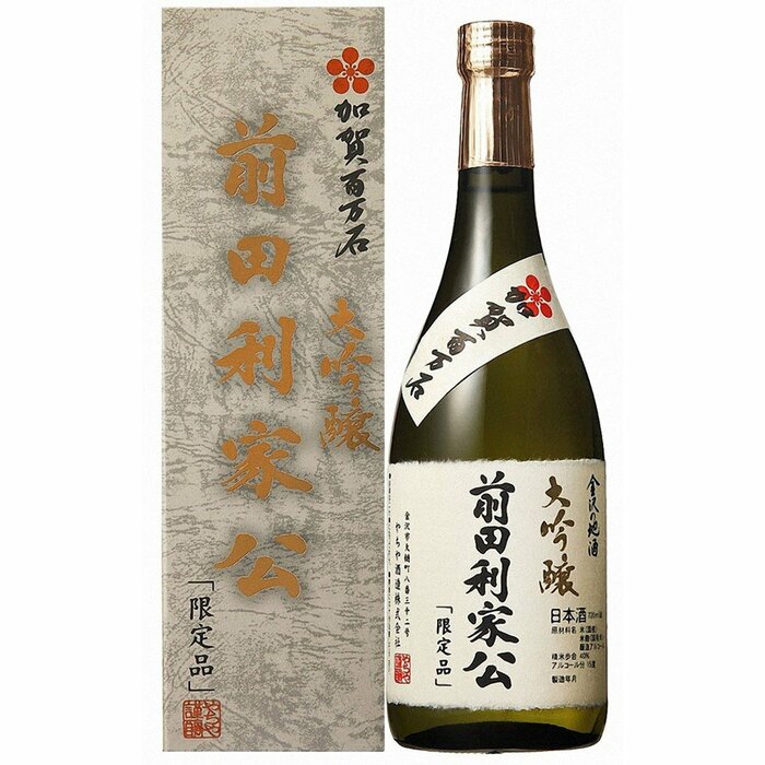 やちや酒造の「前田利家公」大吟醸。大河ドラマ『豊臣兄弟！』でも活躍が期待される名将ゆかりの酒（写真提供：やちや酒造）