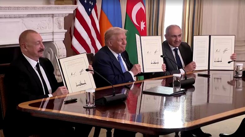 アメリカの仲介でアゼルバイジャンとアルメニアが和平合意　トランプ大統領が成果を強調｜FNNプライムオンライン