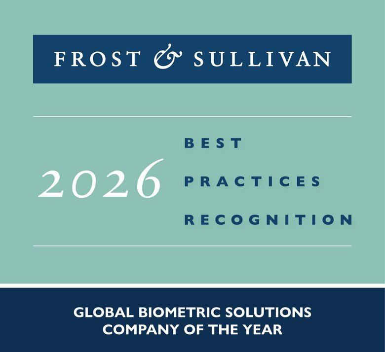 NEC、グローバル調査会社Frost &amp; Sullivanより「The Company of the Year Recognition in Global Biometric Solutions」受賞