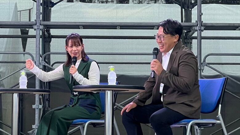 引退後に魅力知る…スピードスケート元代表の高木菜那さんが『日本酒』をPR パロマ瑞穂スポーツパーク｜FNNプライムオンライン