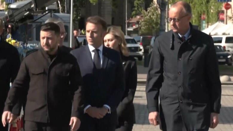 「アメリカが領土問題でウクライナ裏切る可能性」マクロン大統領が和平案に強い不信感　ドイツ誌報じるもフランス大統領府は報道の一部否定｜FNNプライムオンライン