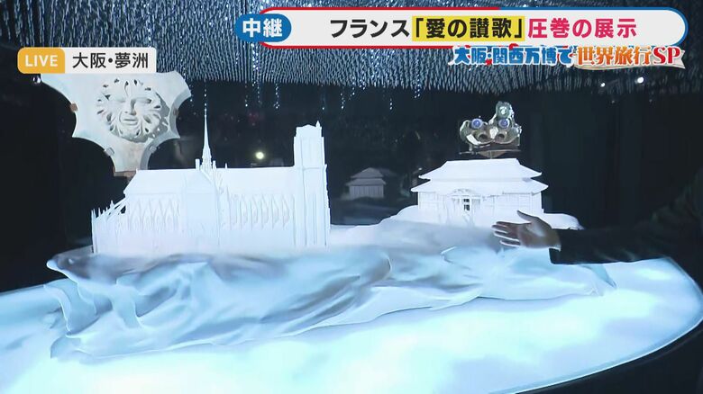 ノートルダム聖堂と首里城