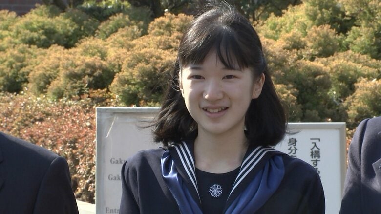 学習院女子中等部を卒業された愛子さま　2017年3月