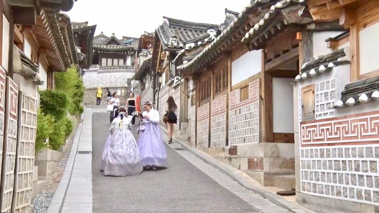 「K-分断」現場と化す観光スポット北村韓屋村（資料）