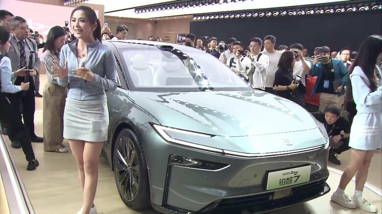 トヨタが現地パートナーと共同開発した、中国市場向けの新型EV