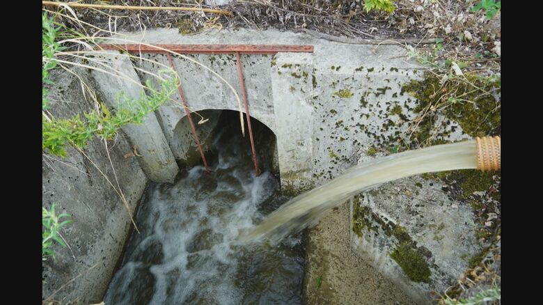用水路に水を供給（提供：南魚沼市）