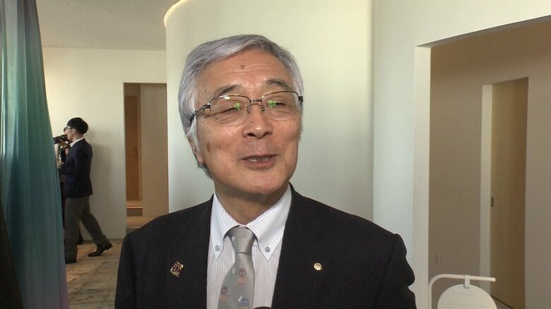 「全面的に支援していく」と語る男鹿市の菅原広二市長