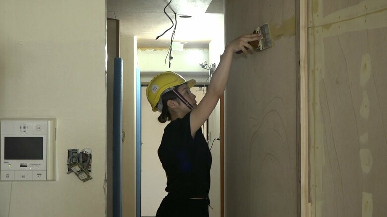 岩尾さんは実際に作業も担当した