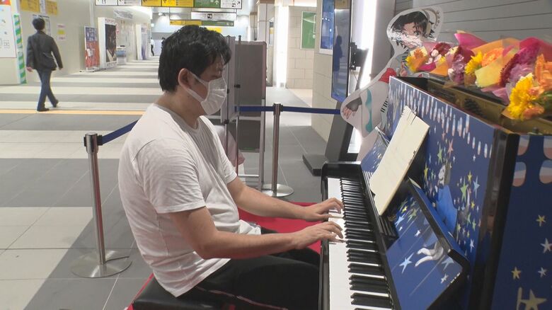 ピアノ初心者の男性も挑戦