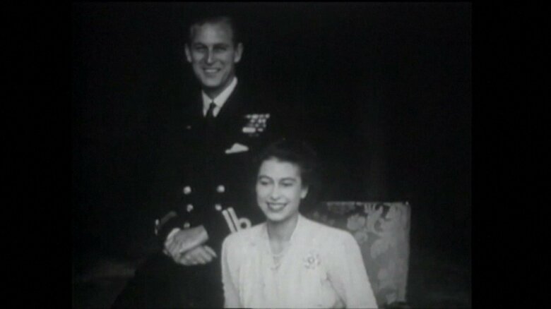 若き日のエリザベス女王とフィリップ殿下（1947年）