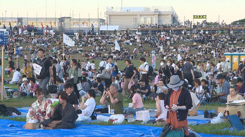 長岡まつり大花火大会 観覧席