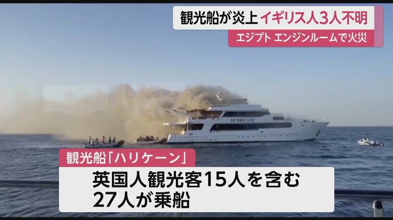 激しく煙が吹き出している