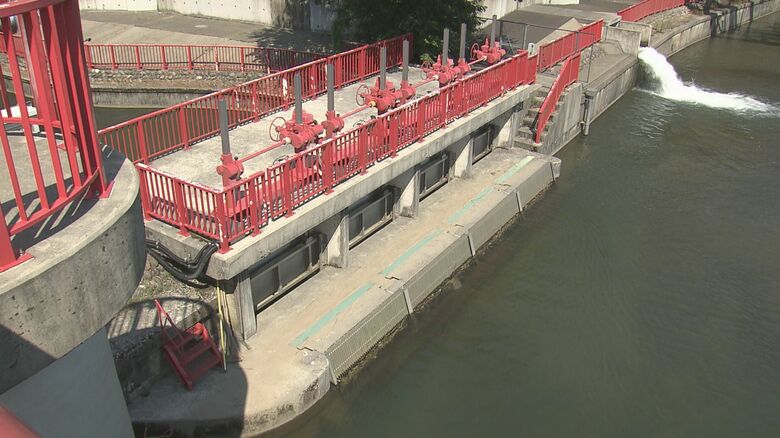 ダム流域で農業用水の取水制限を決定